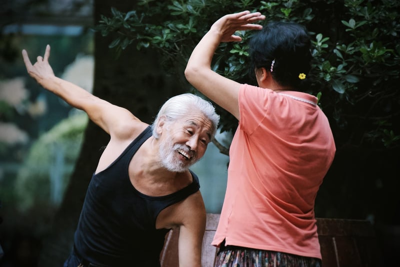 Salsa Dancing Couple